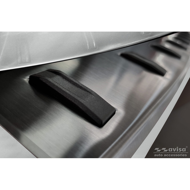 Zwart RVS Achterbumperprotector  Ford Focus IV Wagon incl. ST-Line 2018- 'STRONG EDITION'