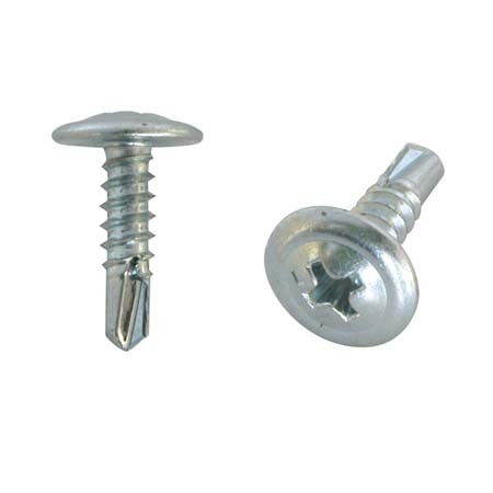 Schroef zelftappend 100 stuks zilver ø4mm