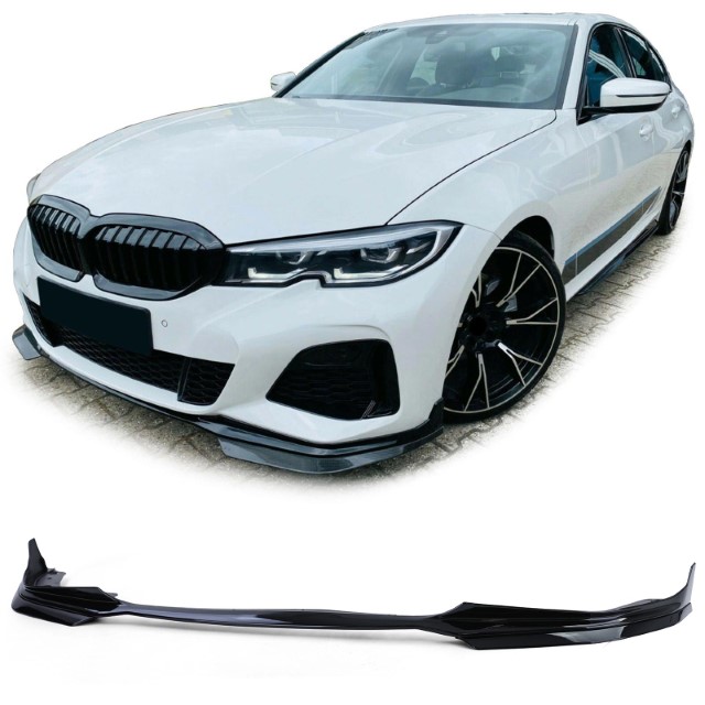 Voorspoiler BMW 3 Serie G20 Glans Zwart M-Pakket