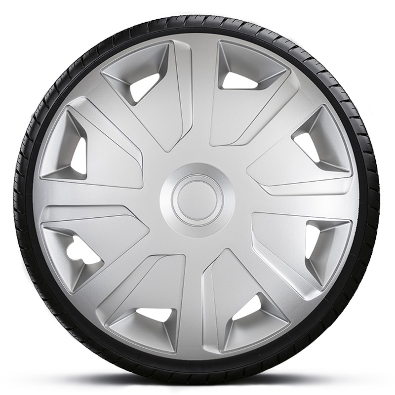4-Delige J-Tec Wieldoppenset Mistral Van 16-inch zilver (bol)