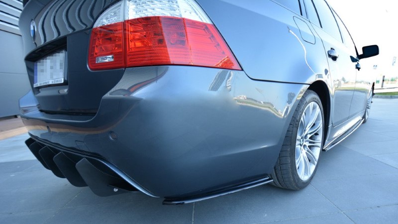 Achterzij Spoilers BMW 5 E60/E61 M-PACK Glanzend Zwart
