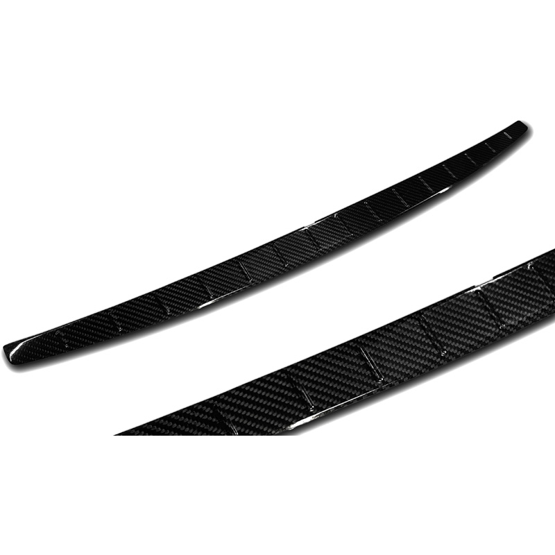 Echt 3D Carbon Achterbumperprotector  Mercedes CLA II (C118) Sedan 2019- 'Ribs'