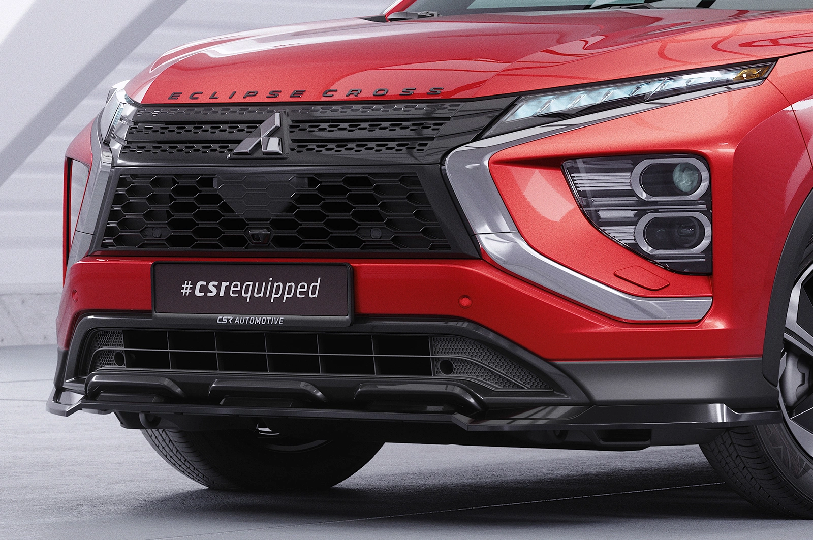 Voorspoiler Mitsubishi Eclipse Cross Glans Zwart (2021–) CSR