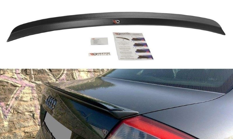 Spoilerkap Audi A4 S-Line B6 Sedan Glanzend Zwart Maxton