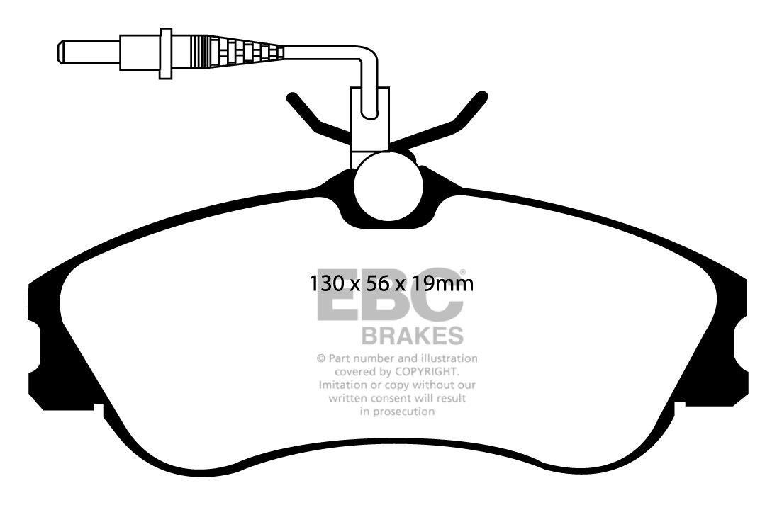 EBC Brakes PEUGEOT 306 2.0 97-2002 Remblokken voorzijde