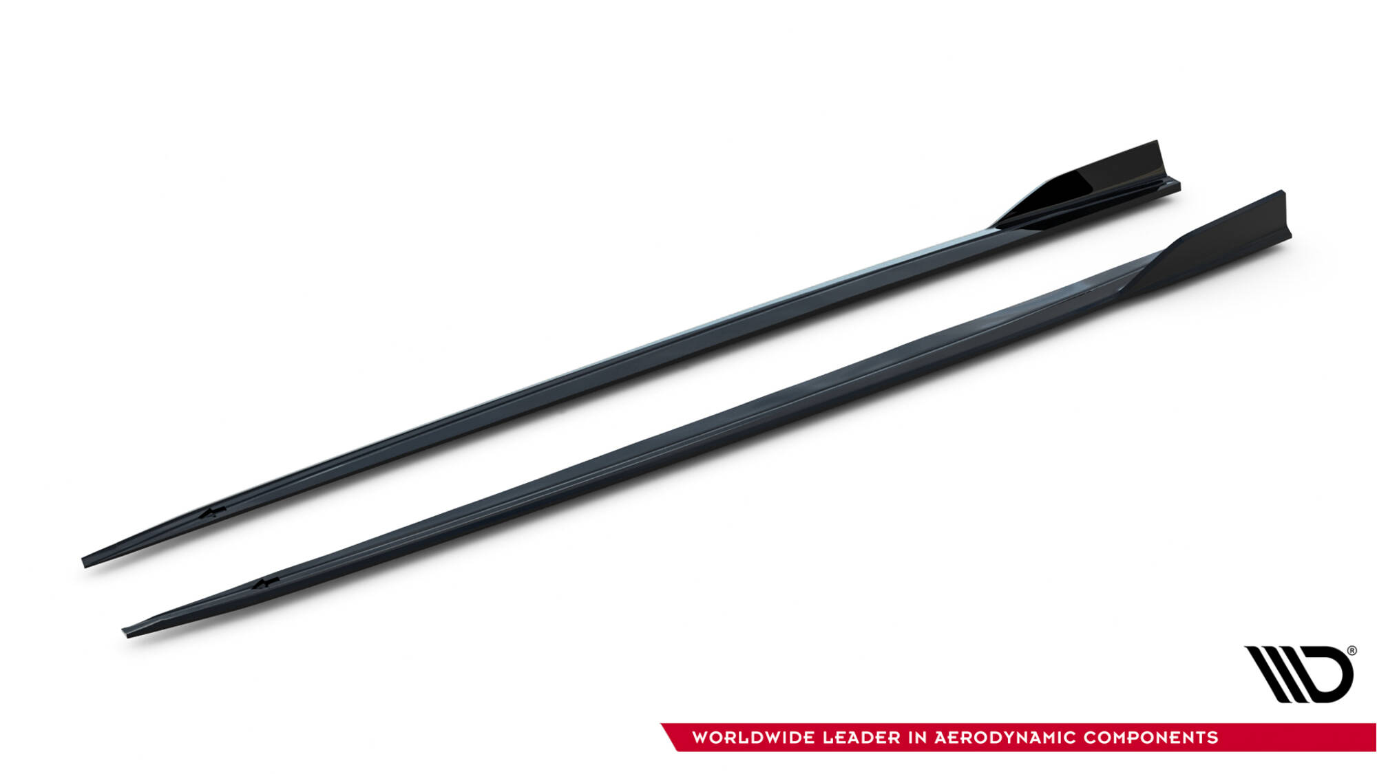 Zjiskirts Audi S5 / A5 S-Line Coupe / Sportback F5 Maxton Glanzend zwart