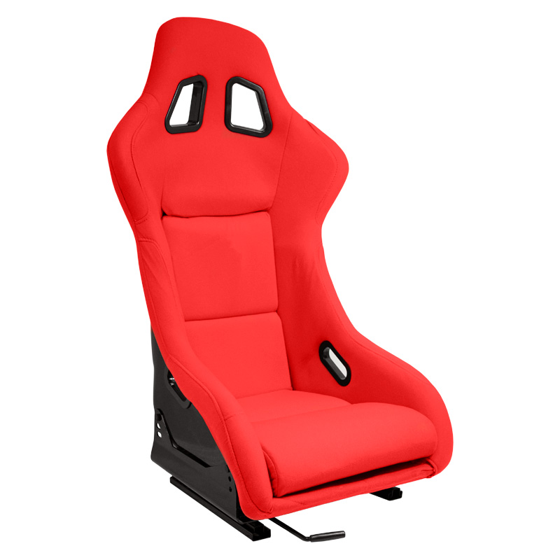 Sportstoel 'MO' - Rood - Vaste polyester rugleuning - incl. sledes