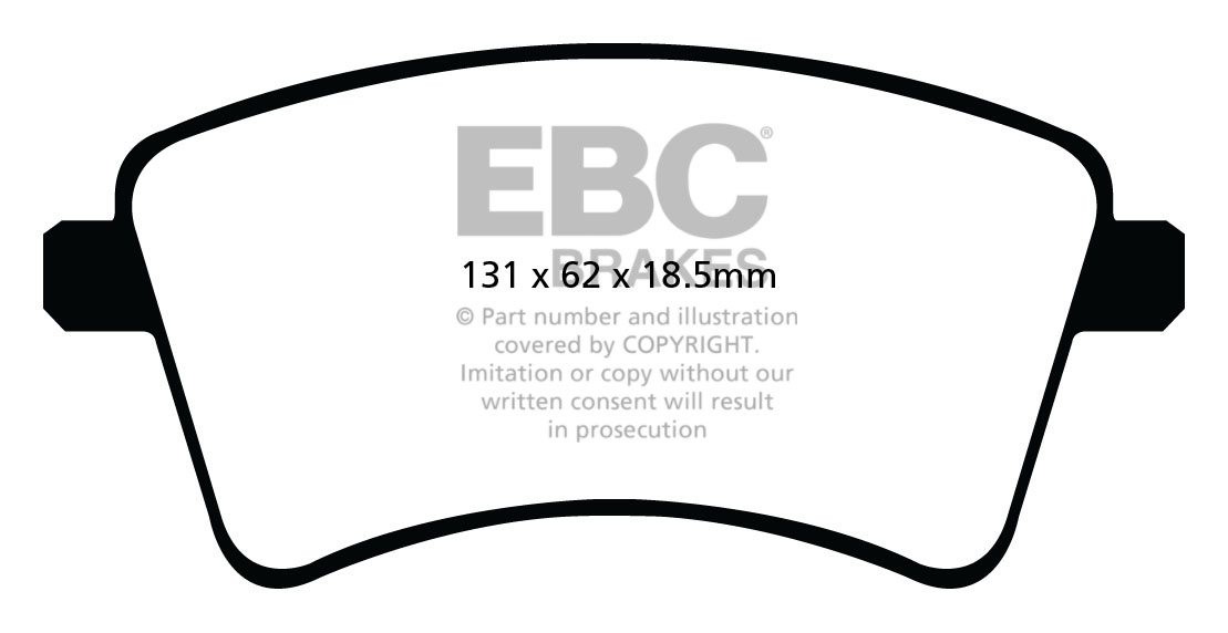 EBC Brakes RENAULT BEDRIJFSWAGEN Kangoo 1.6 2008-.. Remblokken v