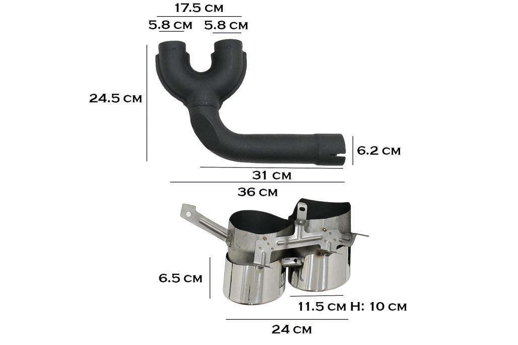 Diffuser Audi Q7 SUV 4M Facelift (2020-up) SQ7 Design Zilver