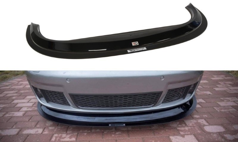 Hybride Voorspoiler Audi RS6 C5 Glanzend Zwart