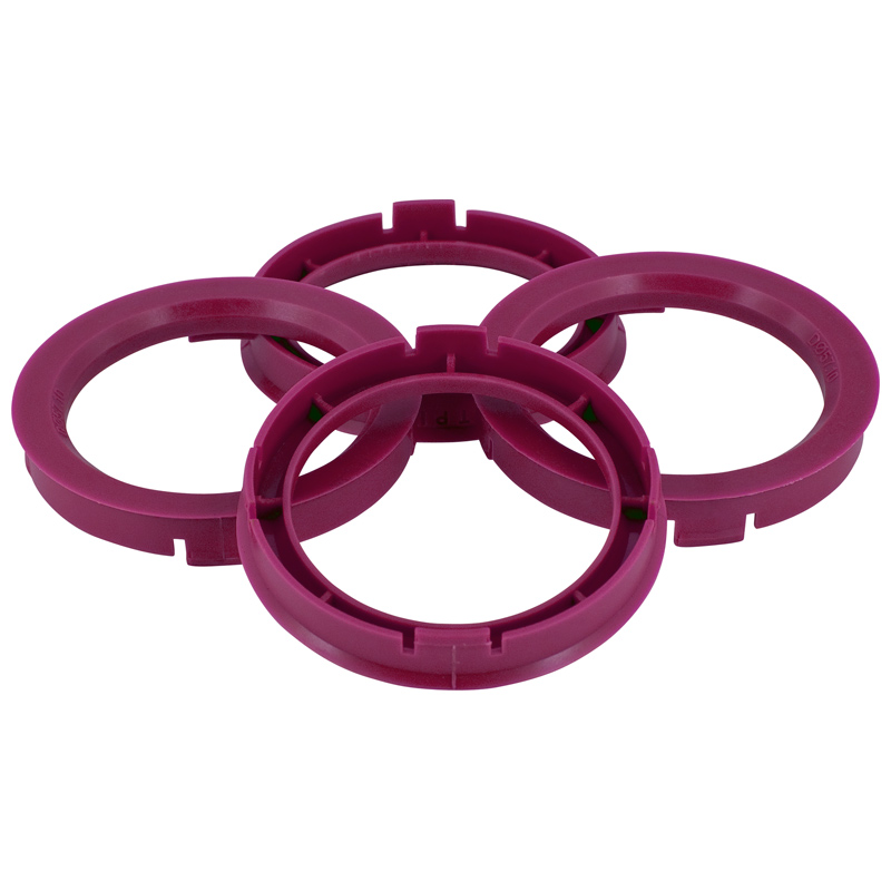 Set TPI Centreerringen - 70.4->66.1mm - Paars