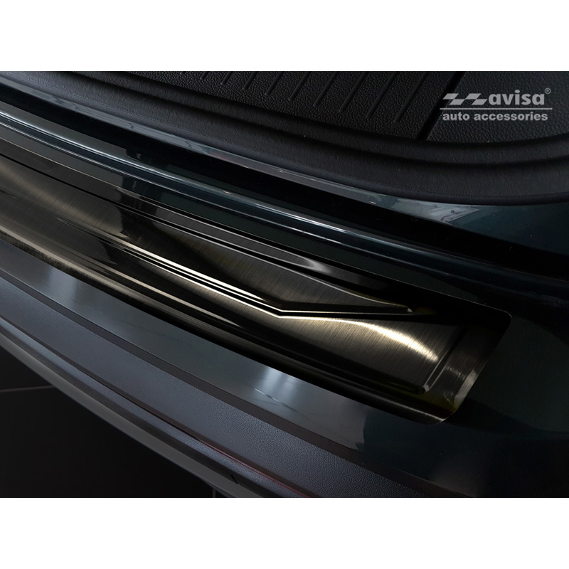 Zwart RVS Achterbumperprotector  Seat Tarraco 2019-