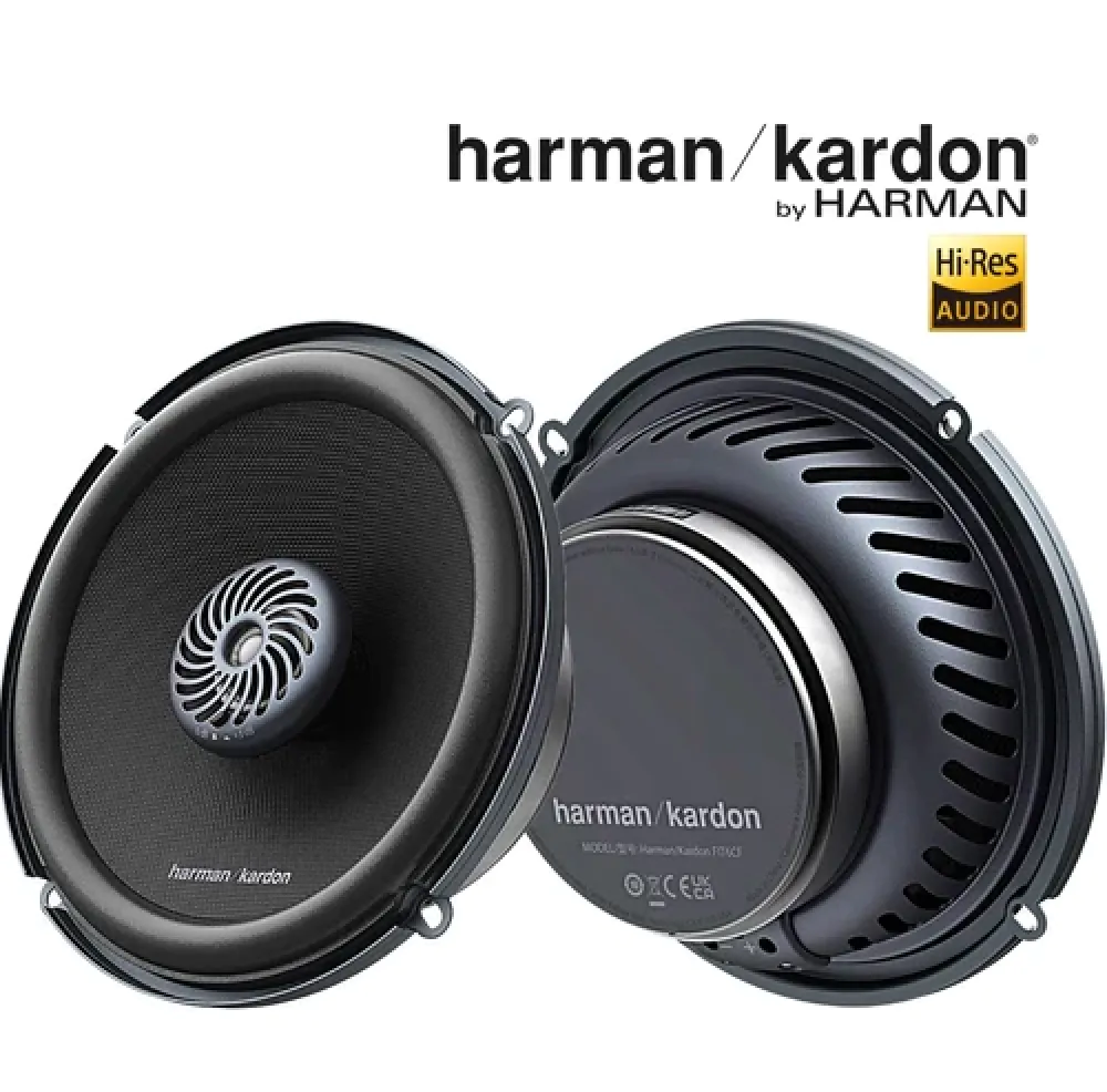 Harman Kardon FIT6 - Fit Series 2-Way 6.5 Inch Hi-Res Car Coaxial Speakers 360W