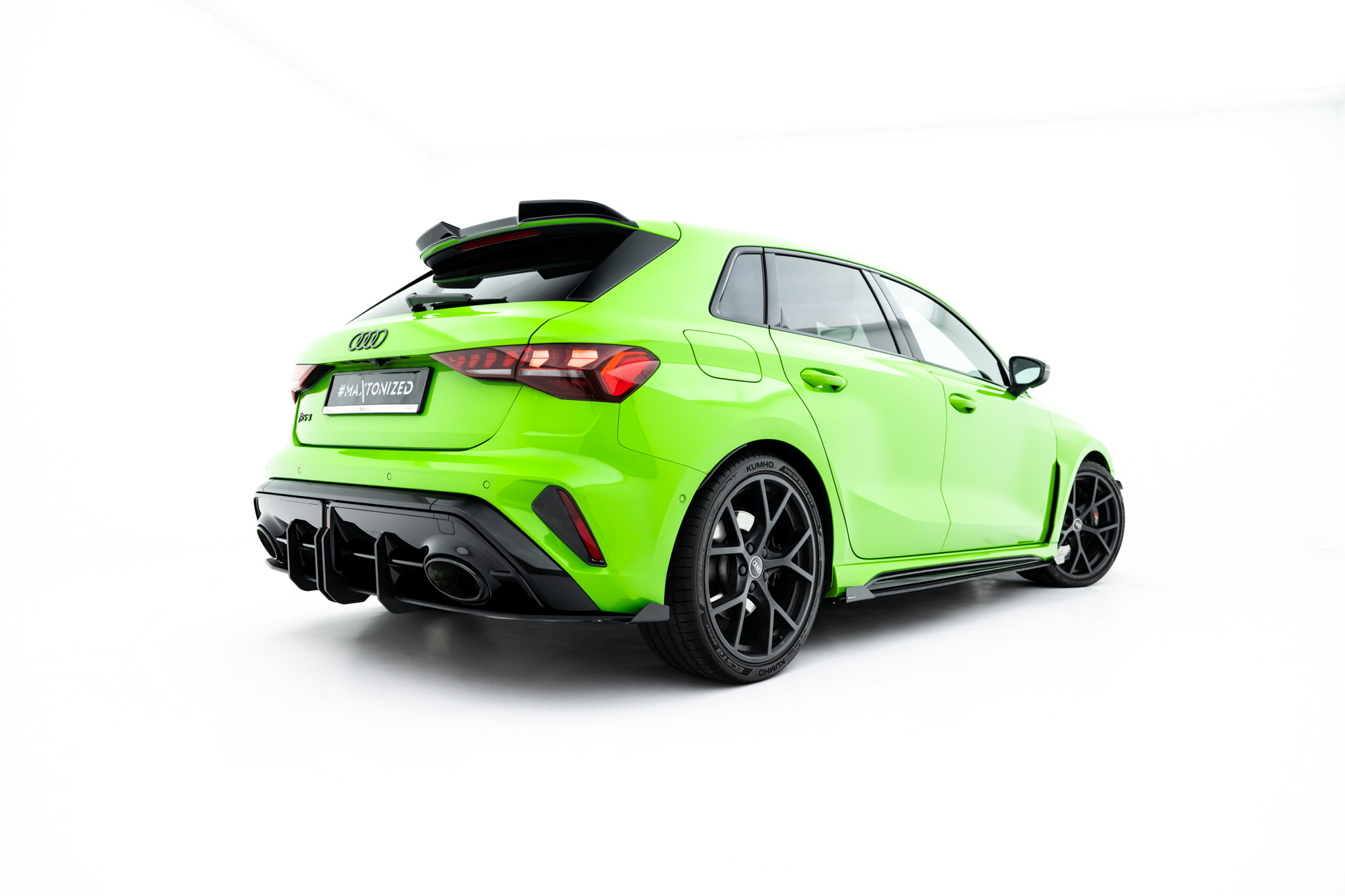 Street Pro Achterdiffuser + Flaps Audi RS3 Sportback 8Y Facelift