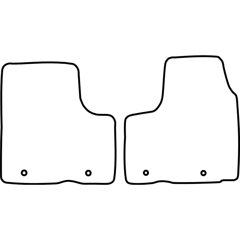 Automatten Velours  Opel Vivaro 2014-2019 (alleen voor)