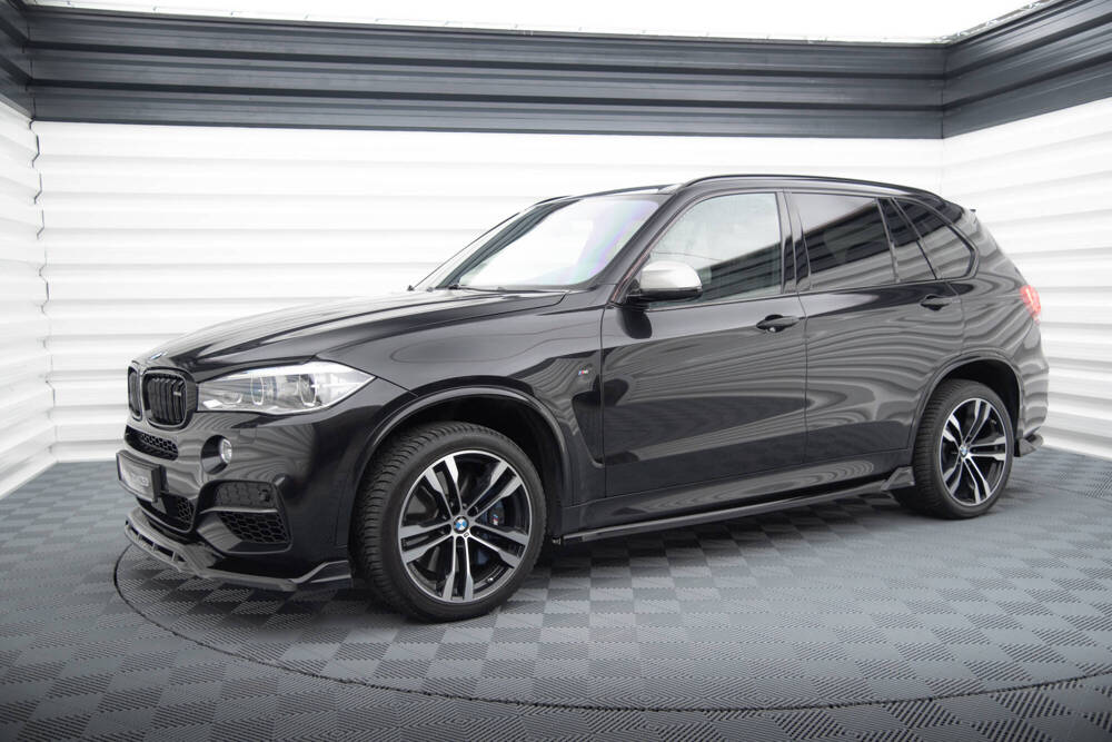 Zijskirts BMW X5 F15 M Pakket Maxton Glans Zwart