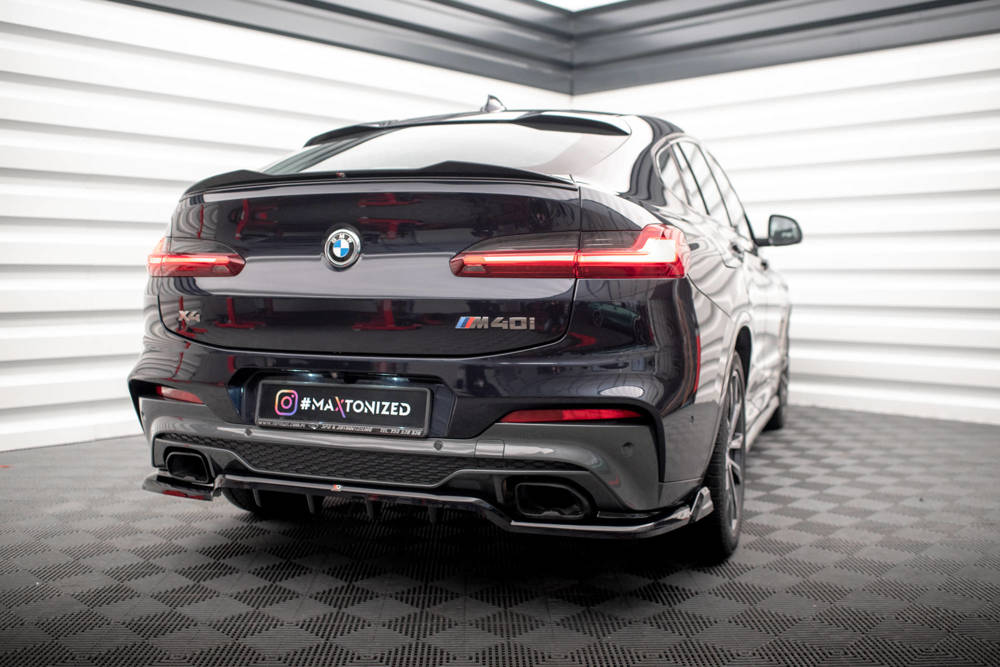 Spoiler BMW X4 M-Pack G02 Maxton Glans Zwart