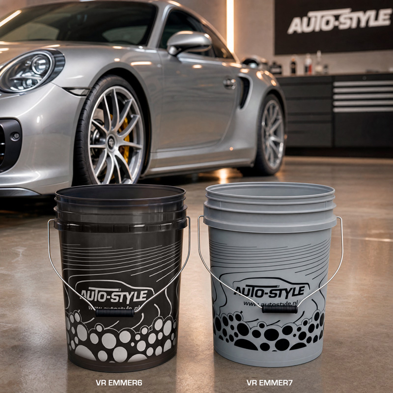 Was Emmer 20L inclusief Grit guard - Nardo grijs