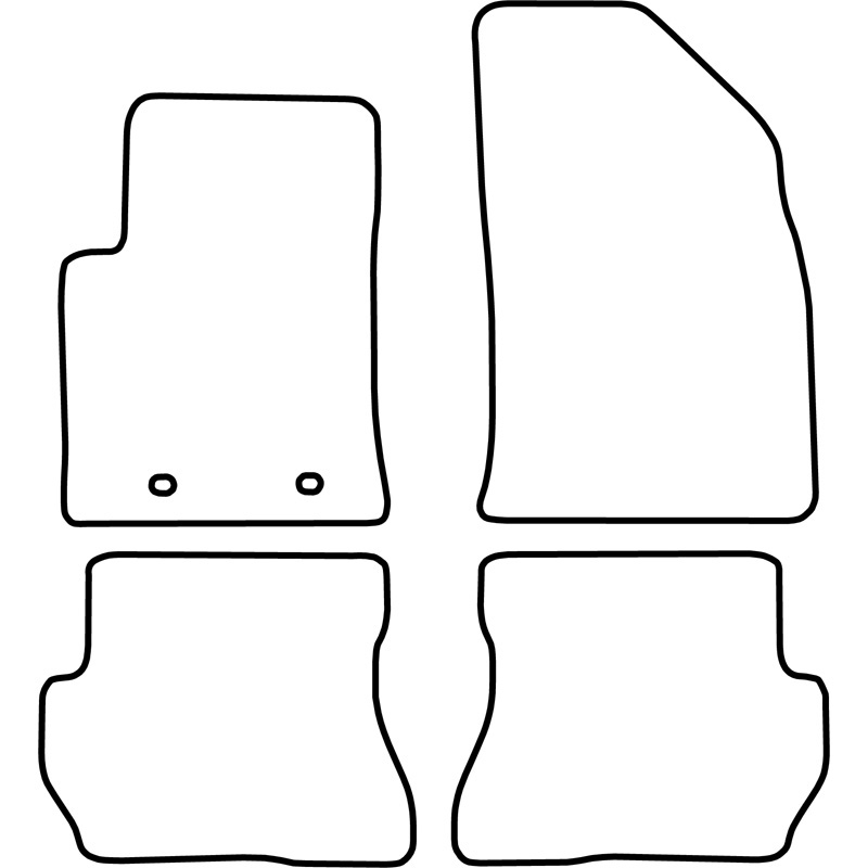 Automatten Velours  Ford Fusion 2005-2012