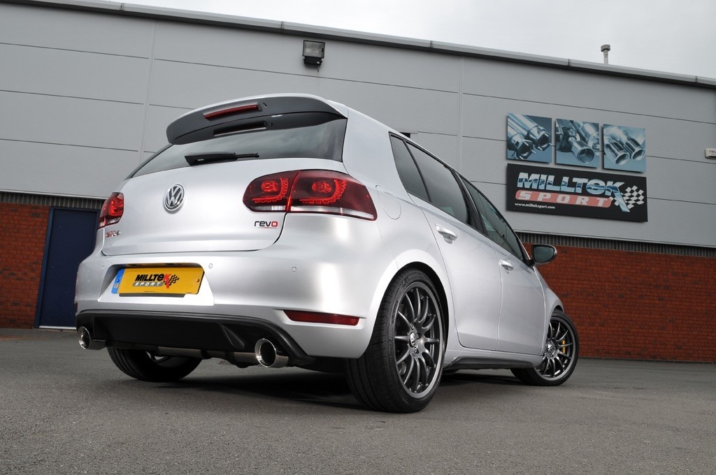 Milltek VW Golf VI GTI 2.0 TSI 3inch dual cat-back Race systeem