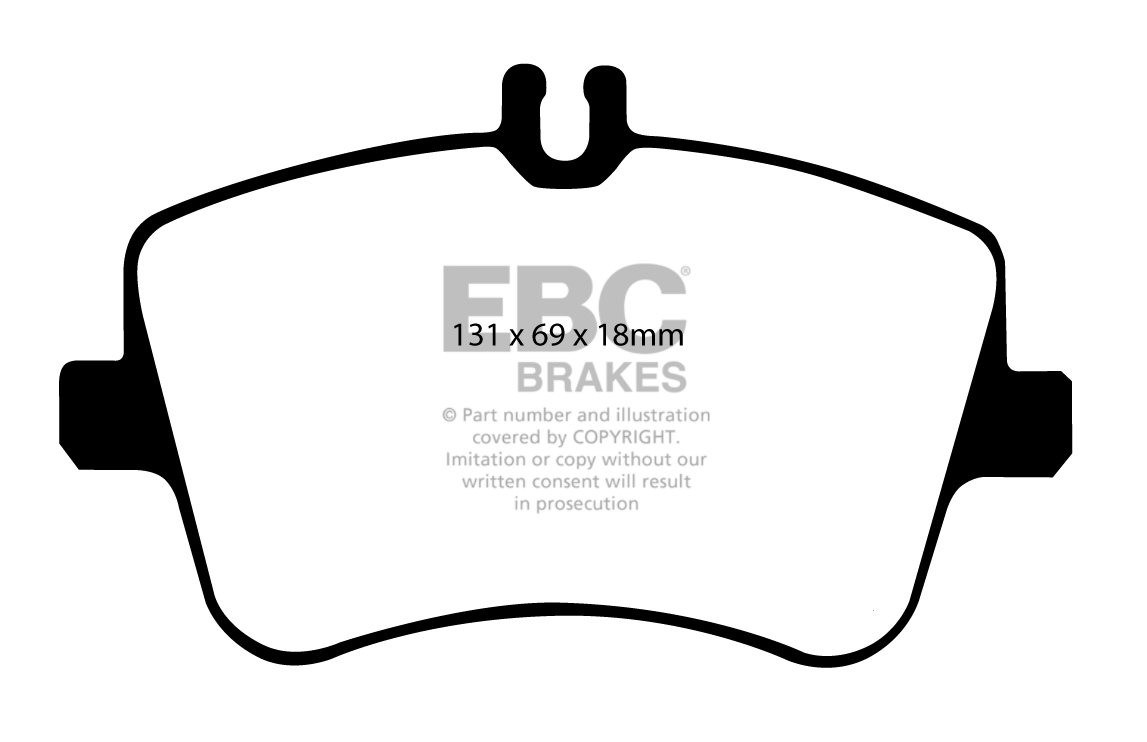 EBC Brakes MERCEDES C-Class (W203) C200 K Station 2001-2002 Remb