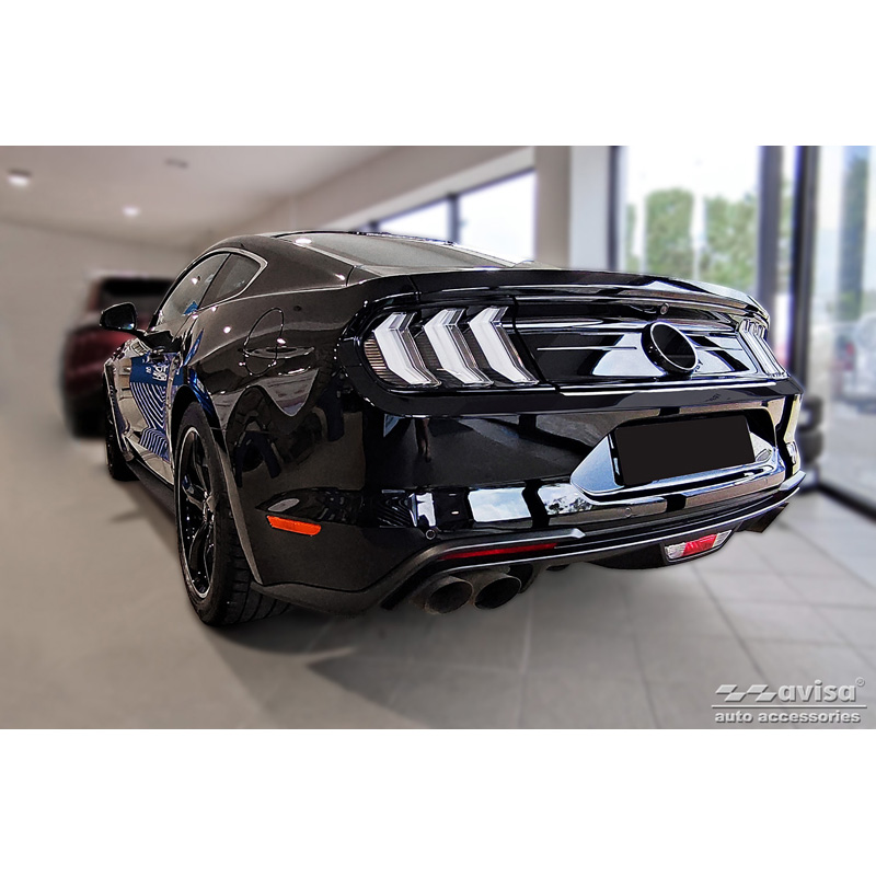 RVS Achterbumperprotector  Ford Mustang VI Coupé 2015-2017 & FL 2017- incl. GT 'Ribs'