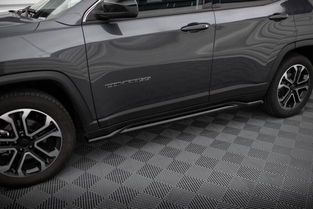 Zijskirts Jeep Compass Limited FL Maxton Glans Zwart