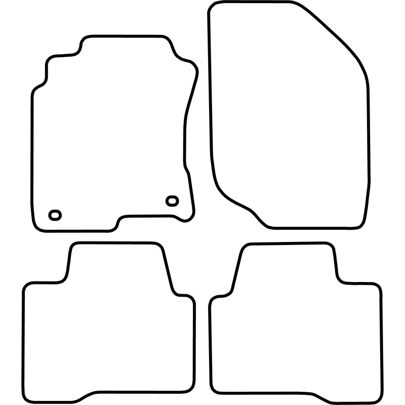 Automatten Velours  Nissan X-Trail 2000-2007