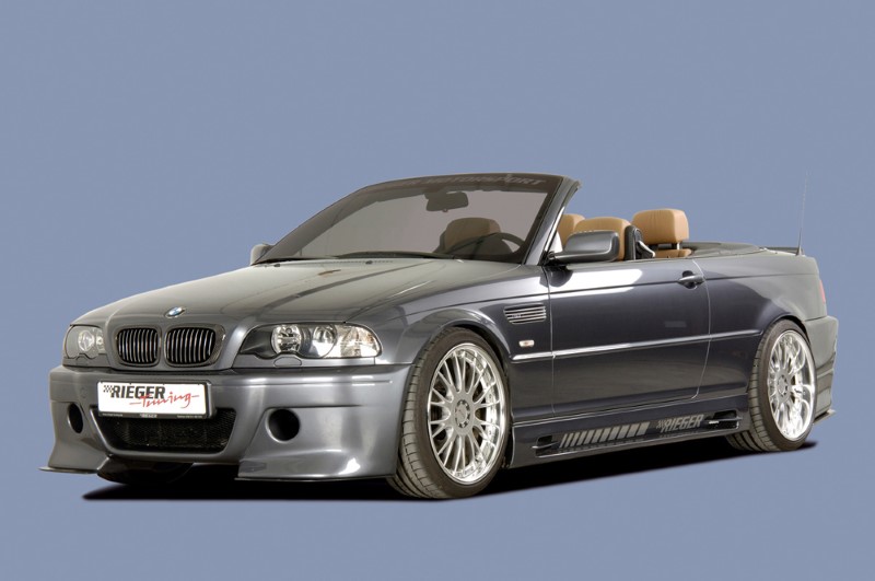 Zijskirts BMW E46 alle modellen ook M3 met 2 schacht en 2 uitsne