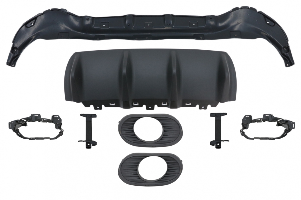 Diffuser 35 AMG Design Zilver Mercedes GLB X247