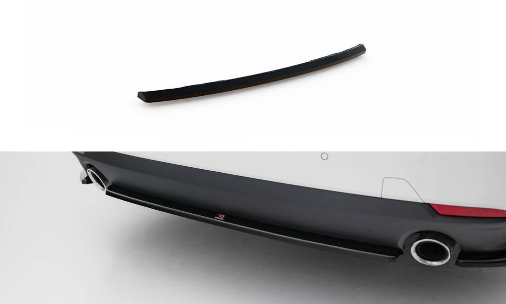 Achter Diffuser BMW 4 Coupe / Cabrio G22 / G23 Maxton Glanzend zwart