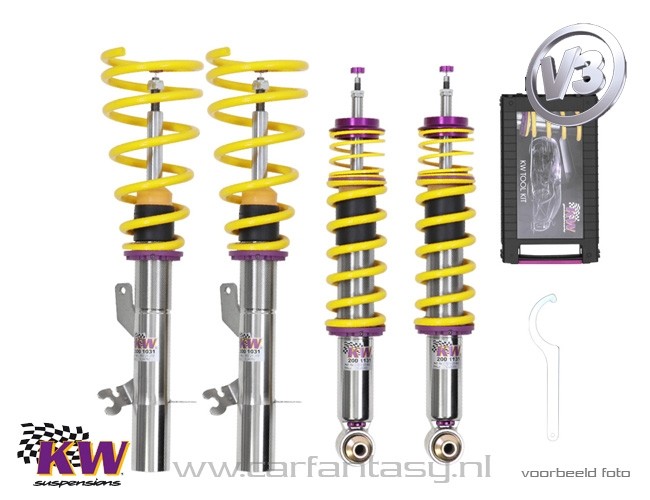 Schroefset KW V3 inox VW Golf IV (1J) 1.9 SDI 10/1997-