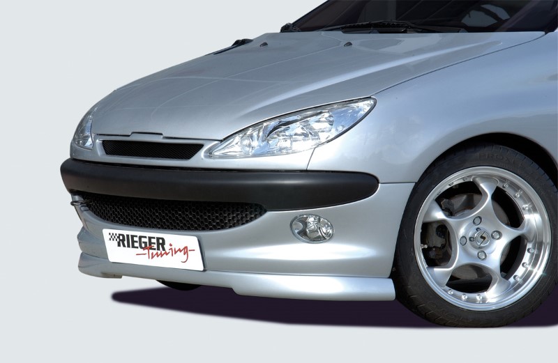 Voorspoiler Peugeot 206 Kleine voorbumper Rieger