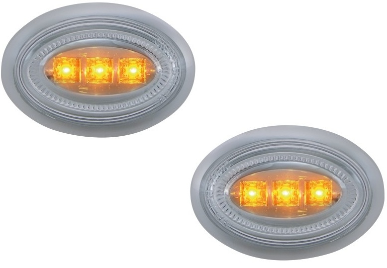 Zijknipperlichten New Mini 00-... LED Chroome