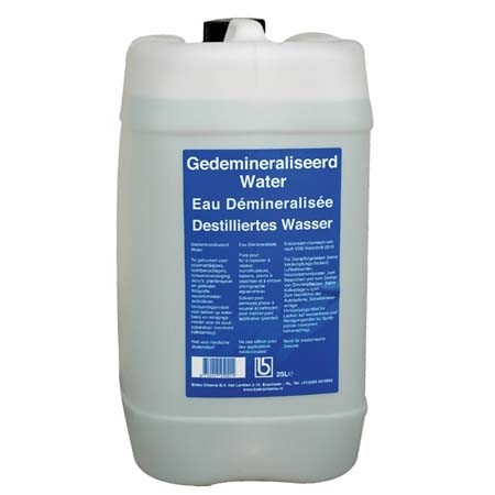 Gedemineraliseerd water 25L