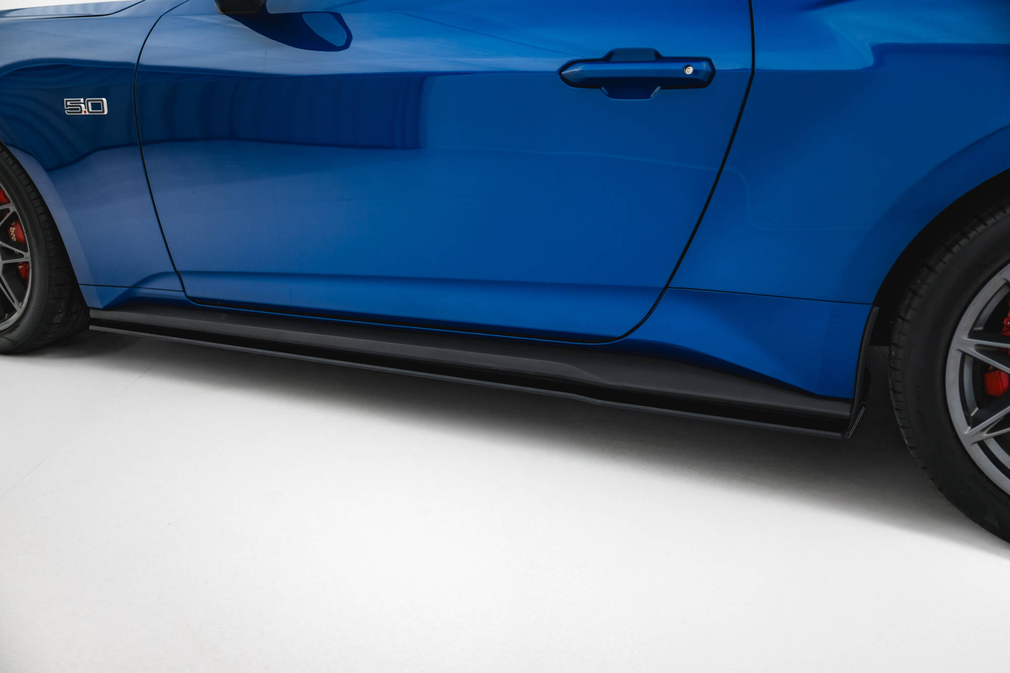 Street Pro Zijskirts Ford Mustang GT MK7 Maxton Glanzend zwart