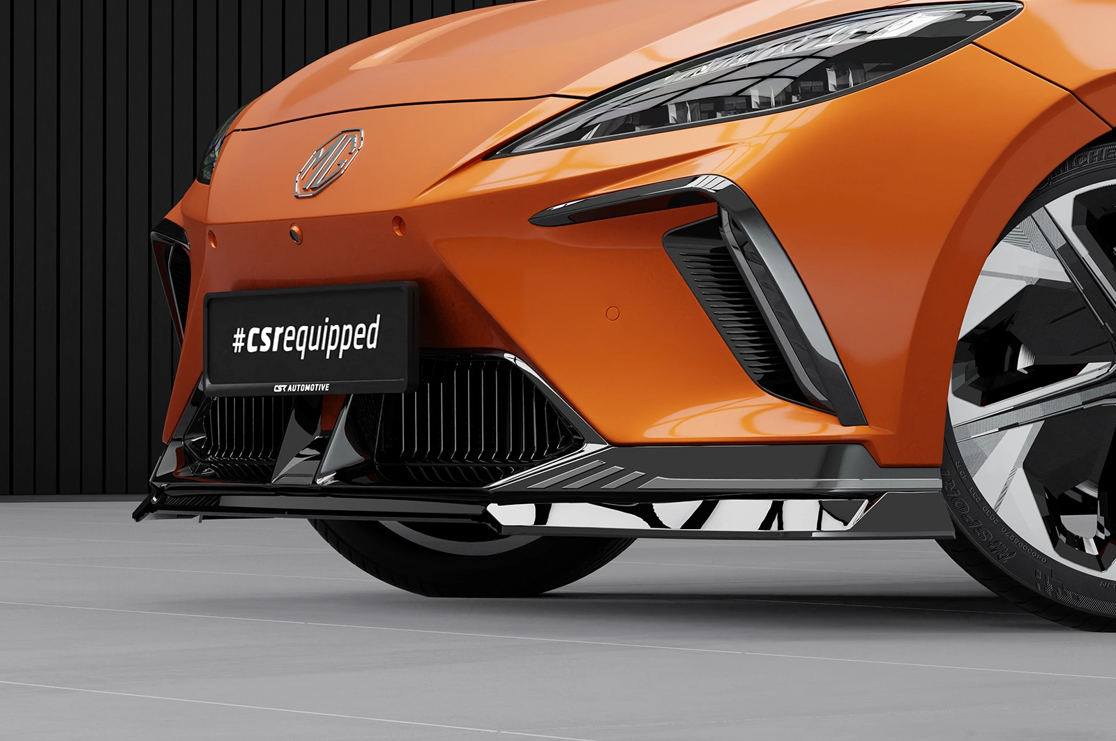 Voorspoiler MG Mulan / 4 Glans Zwart – CSR