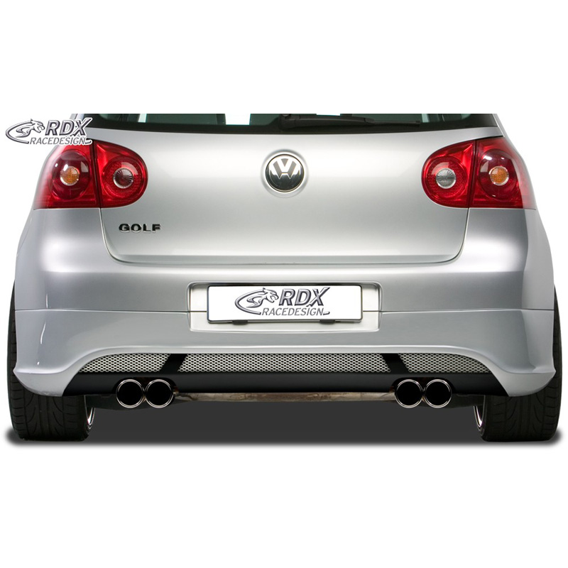 Achterskirt  Volkswagen Golf V Hatchback 3/5-deurs 2003-2008 'V2' (uitlaat links/rechts) excl. Variant/Plus (ABS)
