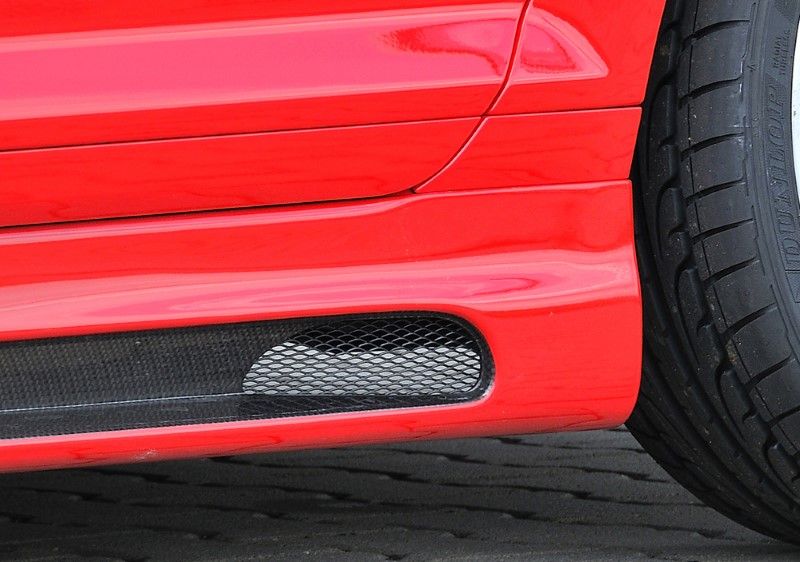 Zijskirts Audi A6 4B ABS Carbon-look Rieger