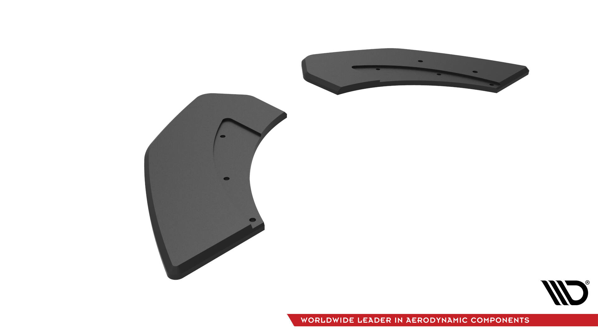 Street Pro Achterzij spoilers Hyundai Veloster N MK2 Maxton Glanzend zwart