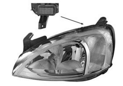 koplamp, Bosch, H7+H7, elektr verstelb, incl stelmotortje, links