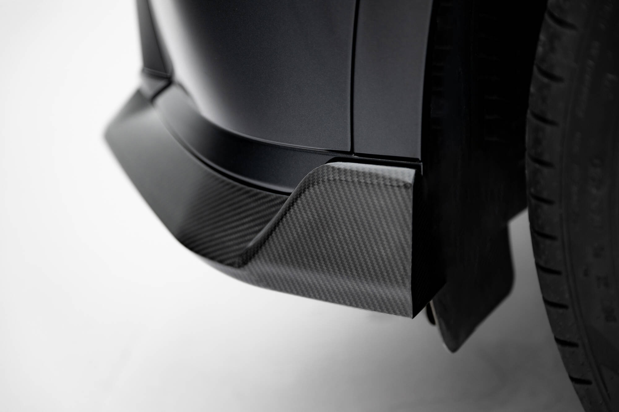 Carbon Fiber Achter Diffuser BMW X7 M-Pack G07 Facelift Maxton Glanzend zwart