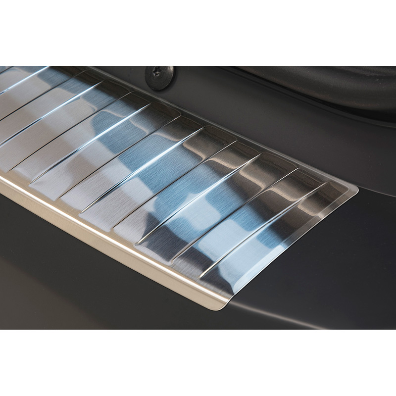 RVS Achterbumperprotector  Dacia Sandero II 2012-2020 'Ribs' (2-delig)