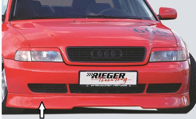 Spoilerzwaard voor Voorspoilerlip Audi A4 B5 Vanaf model 99 Rieg