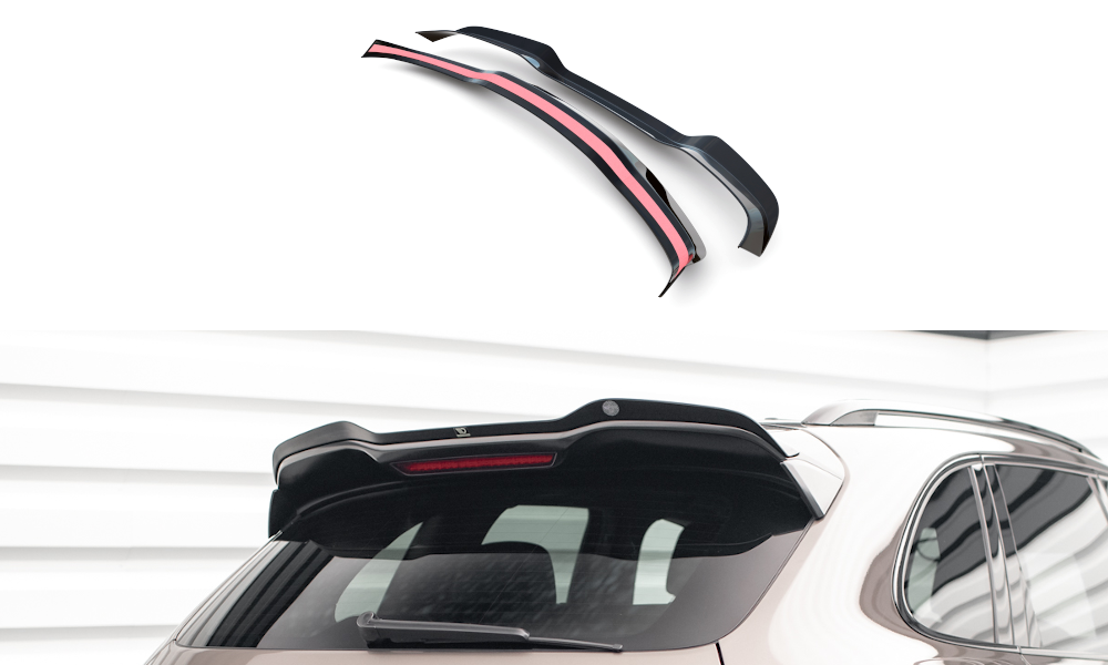 Spoiler Porsche Cayenne MK2 Maxton Glans Zwart
