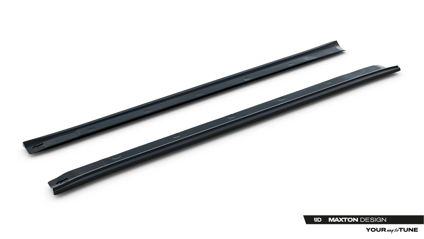 Zij Skirts Diffuser V.1 Tesla Model S Mk1 Maxton Glans Zwart