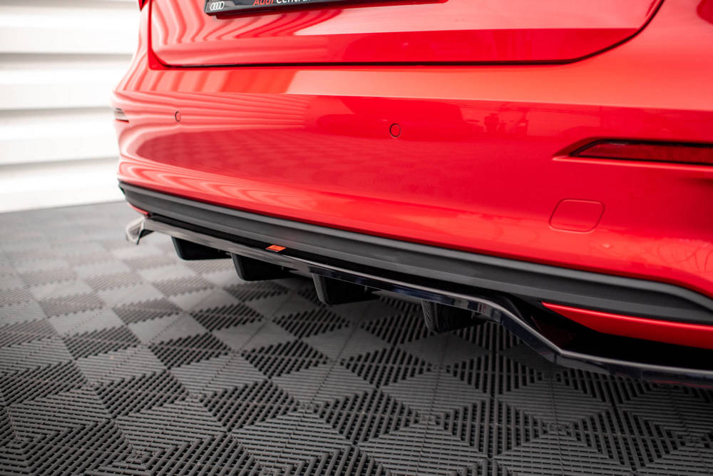Diffuser Audi A3 8Y Sportback Maxton Glans Zwart