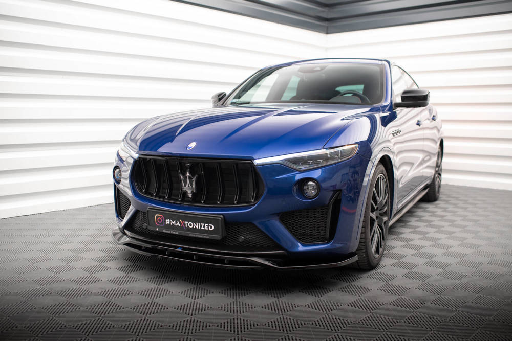 Voorspoiler Maserati Levante GTS Maxton Glans Zwart