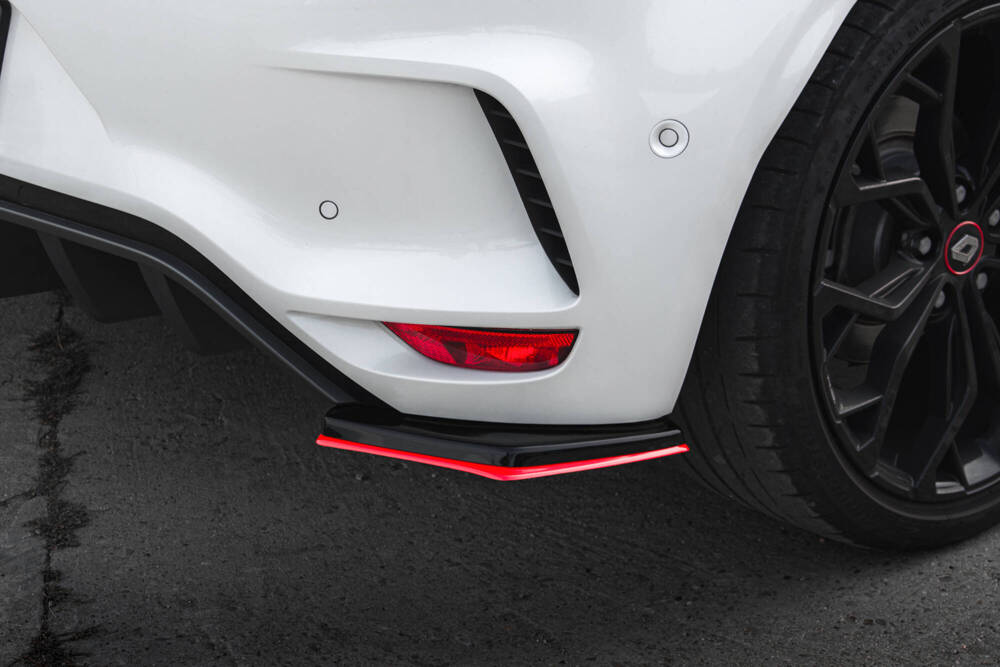 Zijdiffuser Renault Megane RS 4 Maxton Glans Zwart / Rood