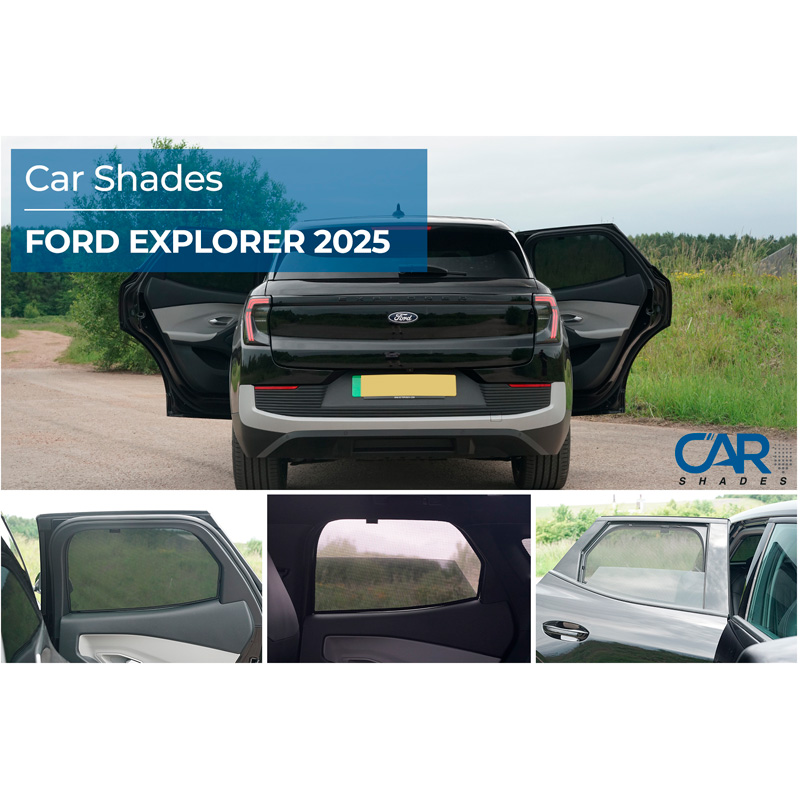 Set Car Shades (achterportieren)  Ford Explorer EV (CX740) 2024- (2-delig)